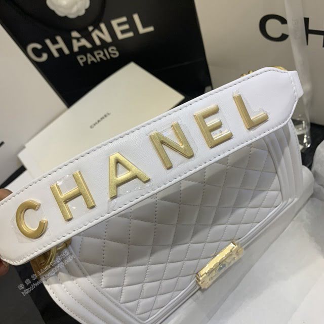 Chanel女包 67086# Chanel2020年新款羊皮包 手提金屬LoGo Chanel鏈條單肩斜挎中號包  djc3991